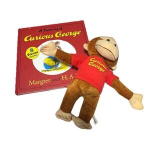 A Treasury of Curious George 8 Stories Margret & H.A. Rey Hardcover W/ Plush Toy